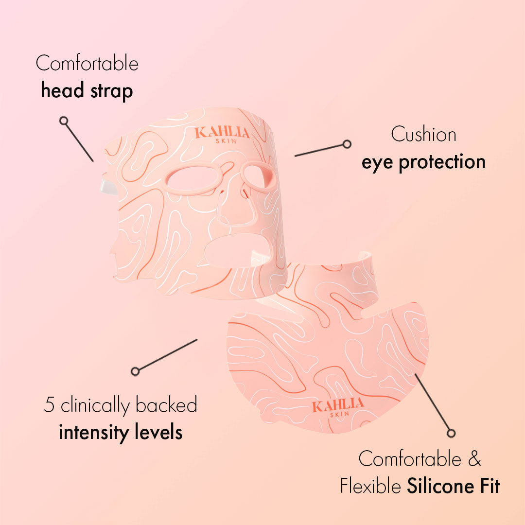 LED Silicone Radiant Mask - Face, Neck & Décolletage