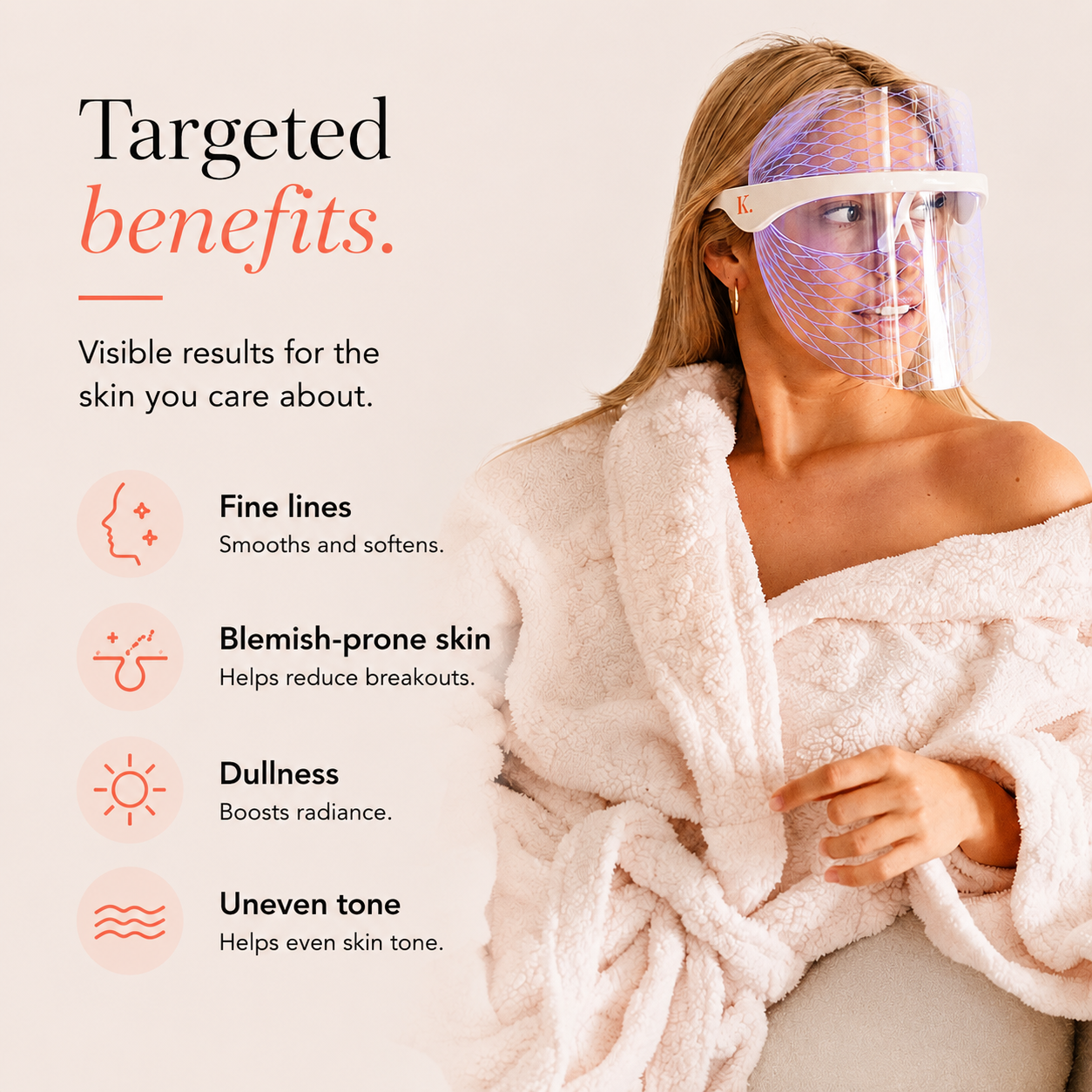 7 Colour LED Light Therapy Mask