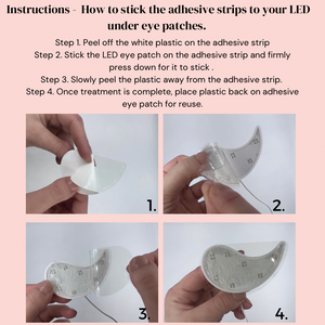 LED Light Therapy Under Eye Patches