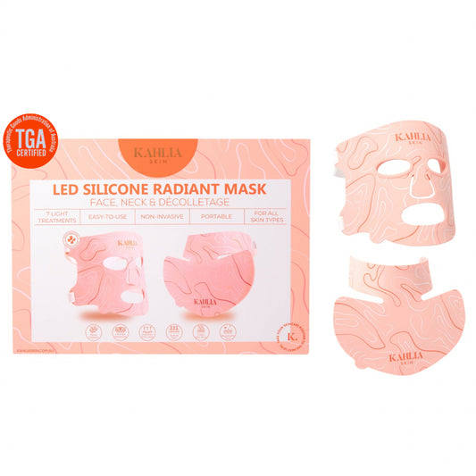 LED Silicone Radiant Mask - Face, Neck & Décolletage