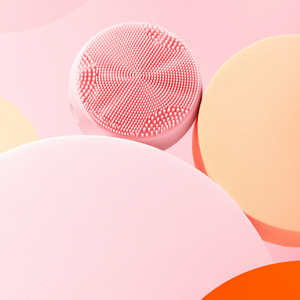 LED Facial Cleansing Brush with EMS Microcurrent