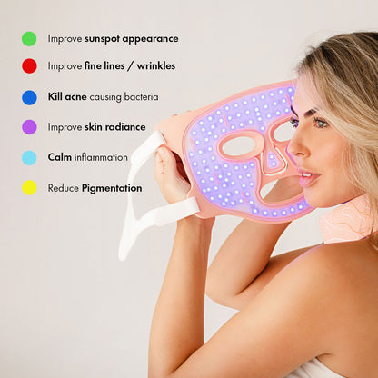 LED Silicone Radiant Mask - Face, Neck & Décolletage