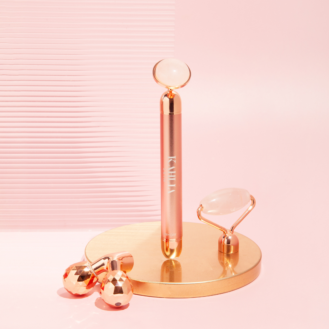 Rose Quartz Vibrating Beauty Roller