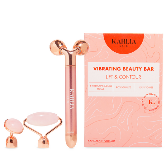 Rose Quartz Vibrating Beauty Roller